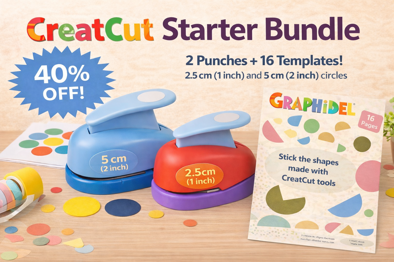 CreatCut Starter Bundle - CreatCut Starter Bundle – 40% OFF!